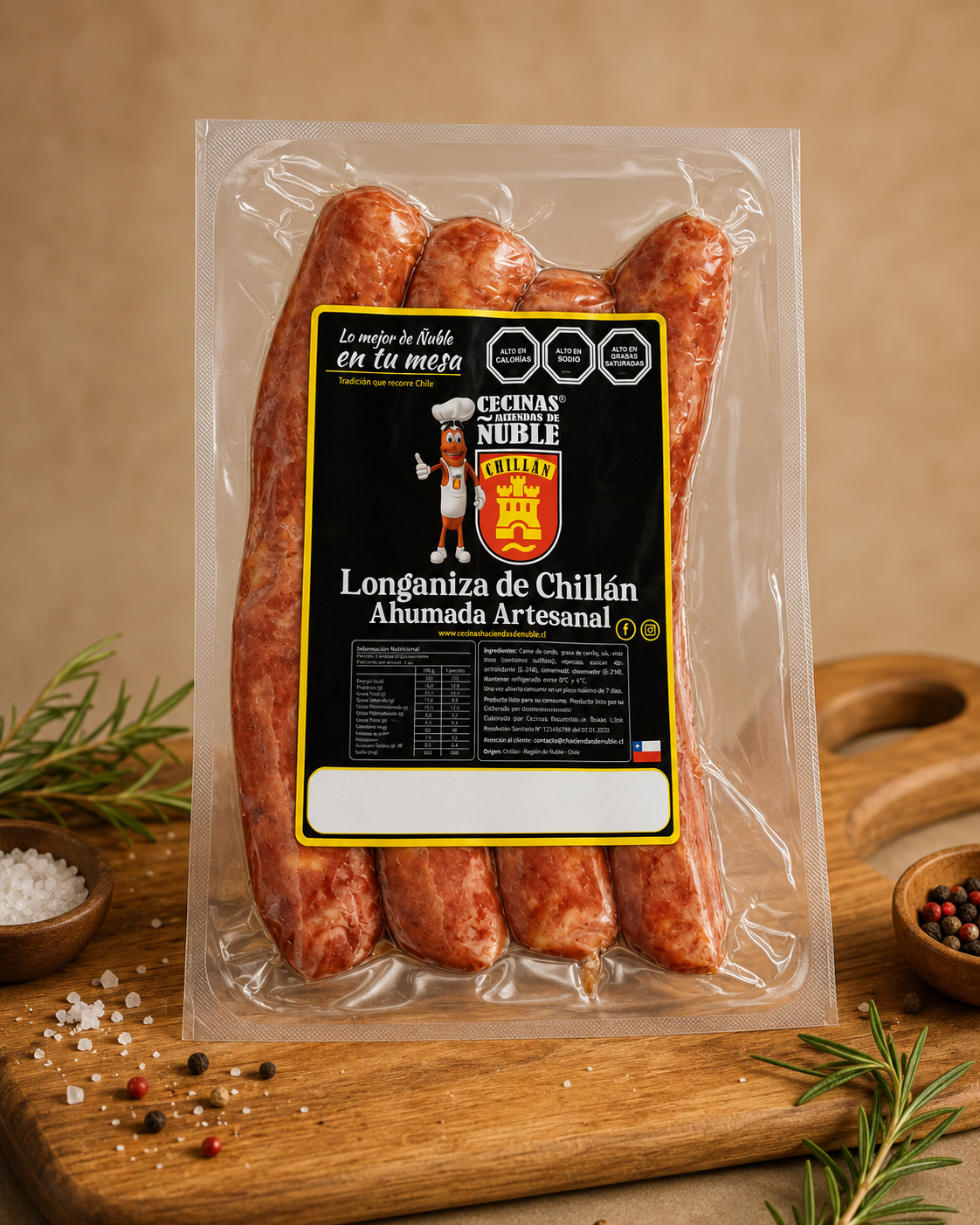 Longaniza ahumada artesanal